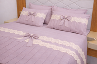 Denizilli bow with pleats in Lilac