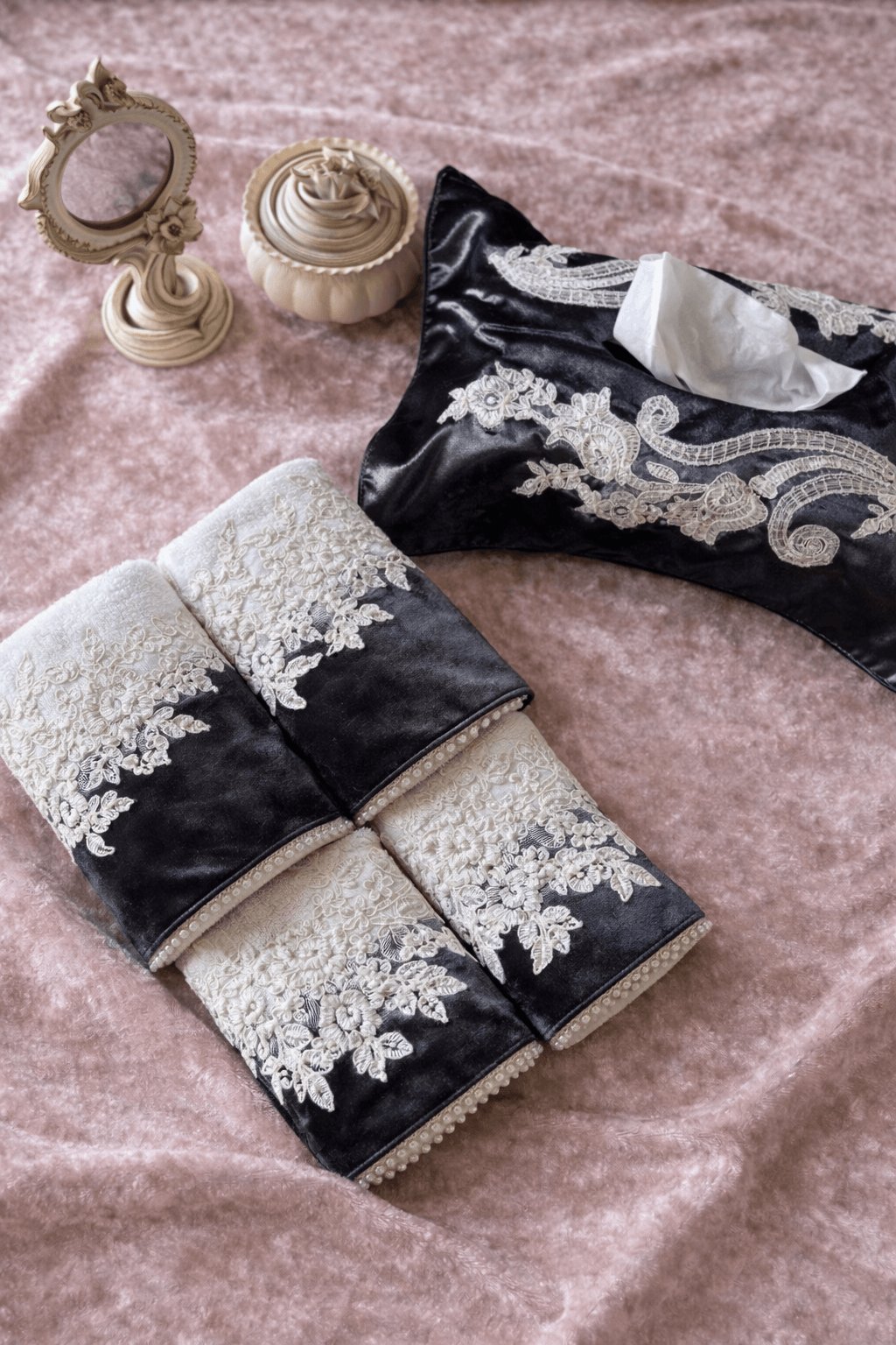 Velvet Bloom in Grey